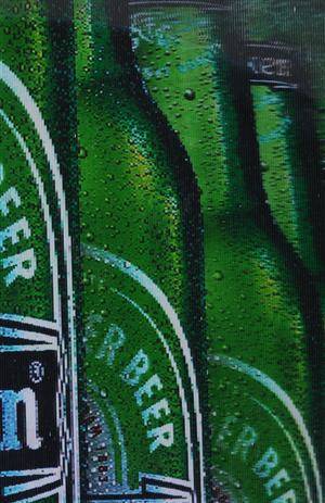 Heineken reklamelysskilt