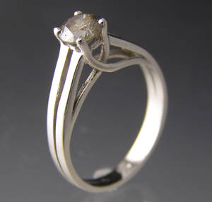 Solitaire ring ca. 0.71 ct.
