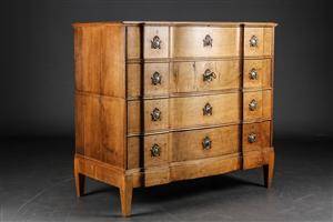 Dragkiste af egetræ, 1800-tallet