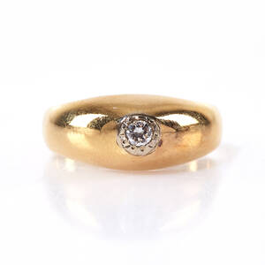 Ring guld med briljant