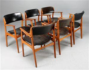 Erik Buch, Odense, karmstolar, 6 st