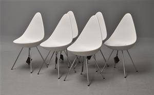 Arne Jacobsen. Sæt på seks stole, model 3110