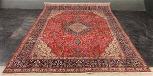 Persisk Tabriz. Ren uld på bomuld. Ca. 12 kvm. 389x304 cm