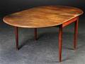 Arne Vodder. Spisebord med udtræk af palisander samt 2 tillægsplader, 1960erne 5