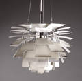 Poul Henningsen 1894 - 1967. Koglen i børstet stål, Ø. 48 cm
