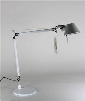 Fassina  De Lucchi, Artemide, skrivbordslampa Tolomeo, vit