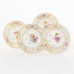 Meissen assietter 4 st