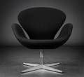 Arne Jacobsen. Lænestol Svanen, returdrej, model 3320 