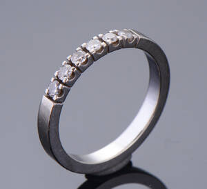 Brillant alliancering, ca 0.30 ct