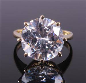 Solitairering, zirkon