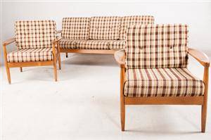 Lounge Suite  Lounge Sitzgruppe 2 Sessel und Sofa 3