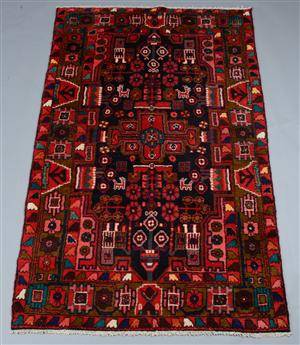 Persisk Nahavand tæppe, 230 x 145cm.