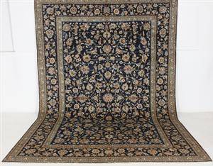 Persisk handknuten matta, Kashan 380x265