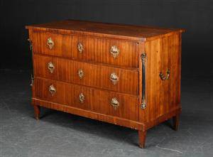 Kommode af mahogni, 1800-tallet
