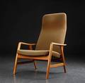 Alf Svensson. Lænestol, Kontur, teak, Fritz Hansen.