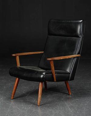 Lænestol af teak, 1960erne, dansk møbelproducent