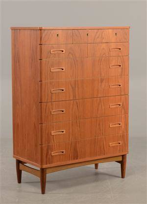 Kommode af teak, 1960erne
