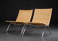 Poul Kjærholm. Par PK-22 hvilestole, Fritz Hansen 2