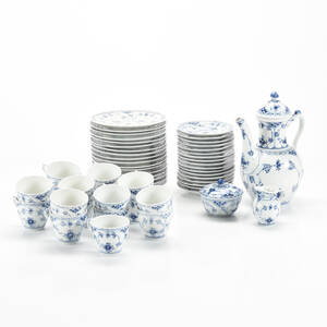 Royal Copenhagen musselmalet halvblond