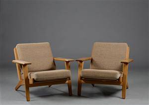 Hans J. Wegner. Par lænestole model GE-290 2