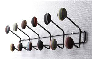 Knagerække med Paul Smith stof