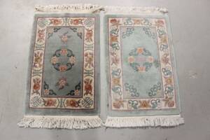 Kinamattor handknutna 2 st