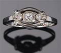 Diamantring, ca. 0.14ct