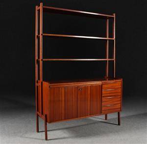 Bokhylla mahogny, 1960-tal