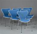 Arne Jacobsen. Seks Syver-stole, Model 3107 6 