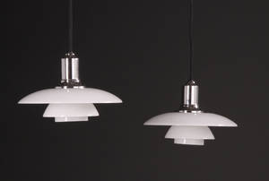 Poul Henningsen.  Par PH 21 pendler 2