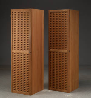 Trip Trap. To Admiral skabe af teaktræ 2