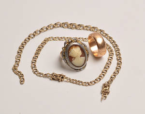 Samling vintagesmykker