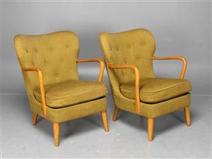 Fåtöljer, 1 par, 194050-tal