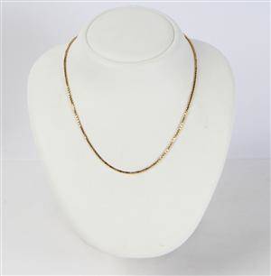 Halskæde, 14 kt. guld. Venezia mønster, 9 gr.