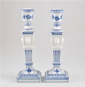 Royal Copenhagen, ett par ljusstakar 2