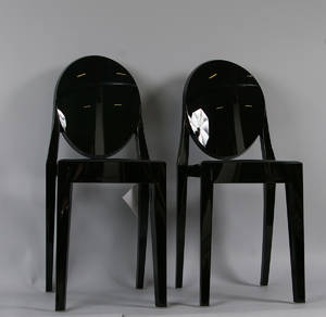 Phillippe Starck, Kartell, modell Victoria Ghost, stolar, 2 st
