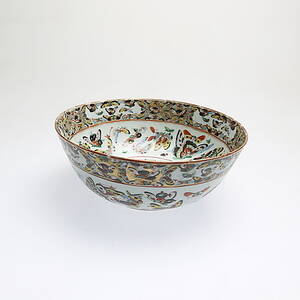SKÅL, porslin, sannolikt kina, 1800-tal.