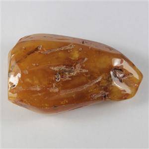 1 stykke dansk rav, vægt 96,8 gram