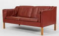 Børge Mogensen. To-pers. sofa, model 2212. Original betrukket.