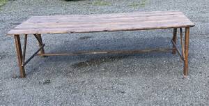 TRÄDGÅRDSBORD, visningsbord, lämpligt för butik.