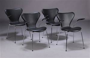Arne Jacobsen. 7er armstole  4