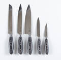 Shapu. Japansk knivsæt bestående af fem knive 5 
