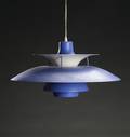 Poul Henningsen, PH5 pendel, blålakeret 