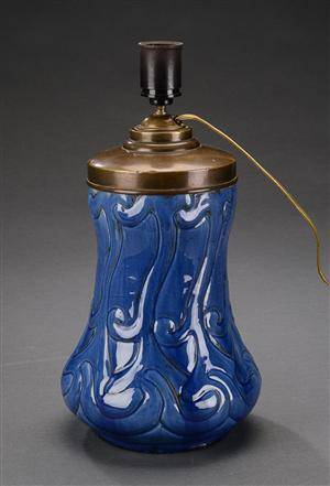 Herman A. Kähler bordlampe af keramik.