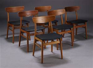 Dansk møbelproducent Spisestole, nybetrukket 6