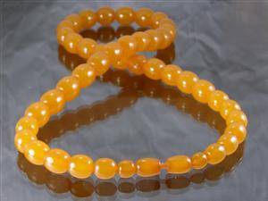 Bernsteinkette, ca. 88,2 g. 