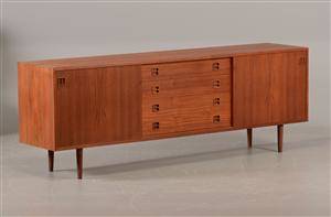 Lav skænk af teak, 1960erne