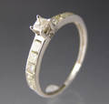 Diamant ring ca. 0.45 ct.