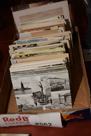 Vykort parti, ca 500 st