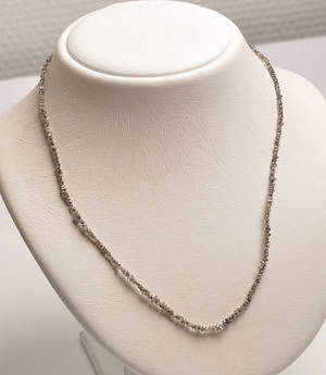 Collier med rå diamanter, ca. 29 ct.